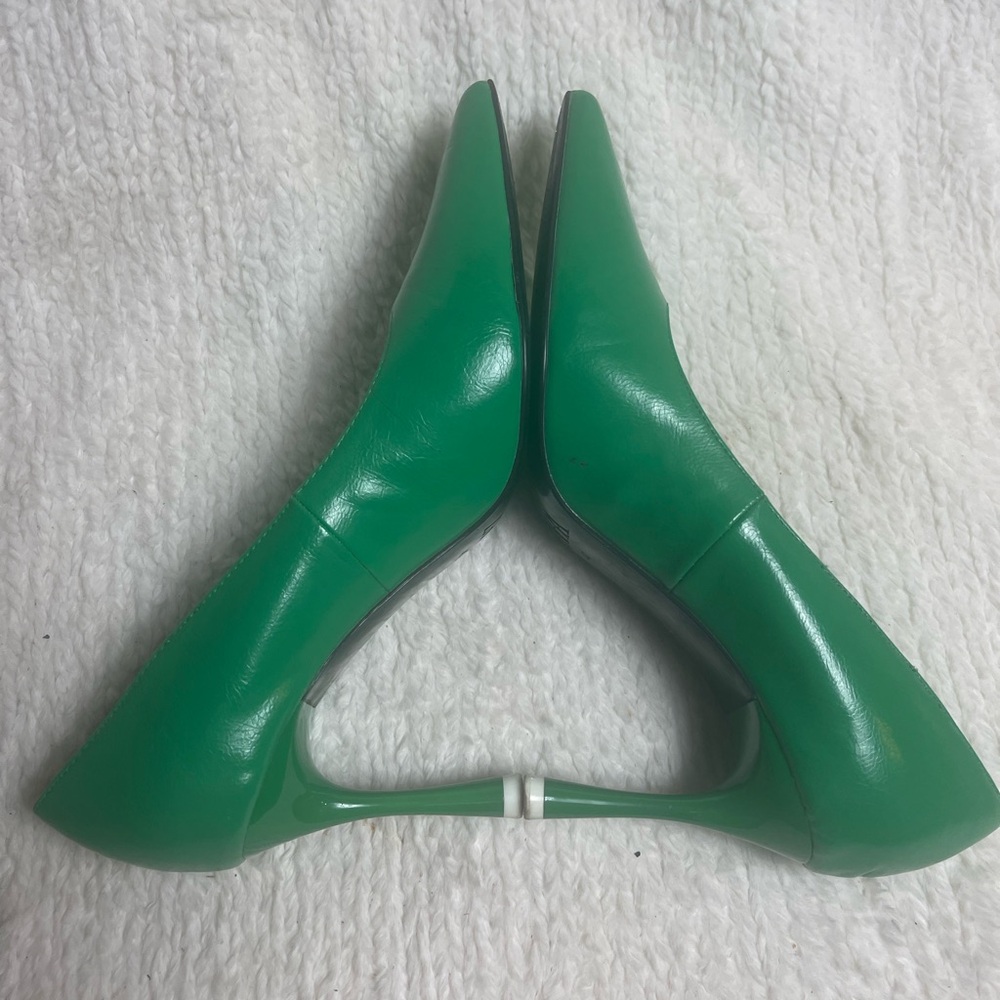 Zara Vibrant Green Heels - Picture 5 of 10